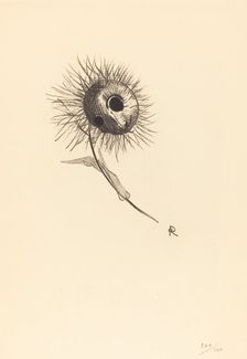 Cul-de-Lampe, 1890. Creator: Odilon Redon