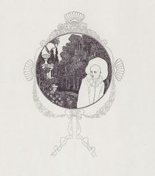 Cul-de-lampe to The Pierrot of the Minute, 1897. Creator: Aubrey Beardsley