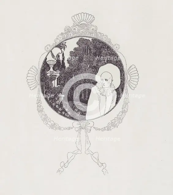 Cul-de-lampe to The Pierrot of the Minute, 1897. Creator: Aubrey Beardsley.