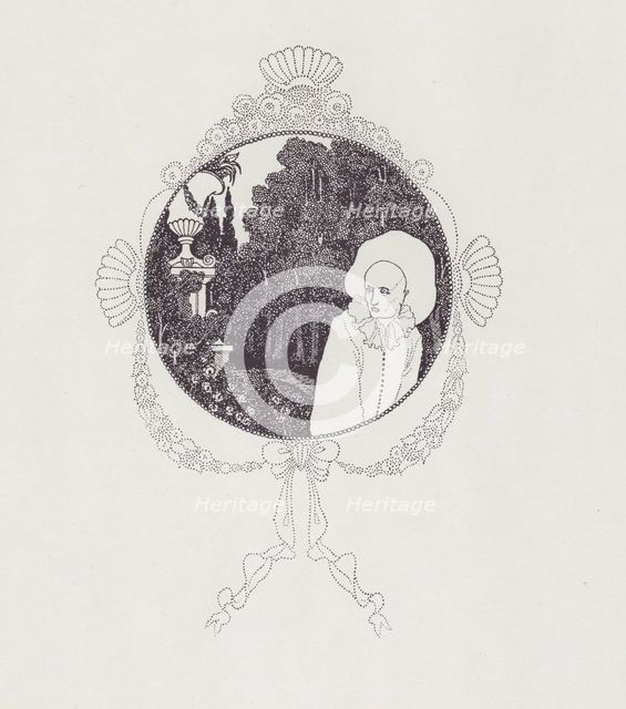 Cul-de-lampe to The Pierrot of the Minute, 1897. Creator: Aubrey Beardsley.