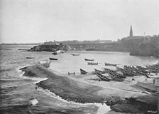 Cullercoats Bay, Tynemouth c1896. Artist: M Aunty
