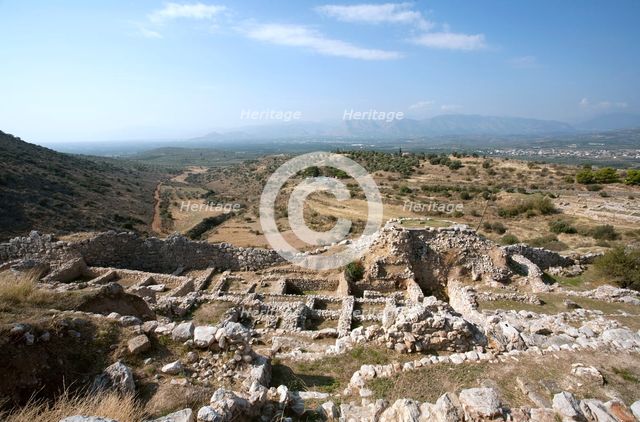 Cult Centre, Mycenae, Greece. Creator: Samuel Magal.