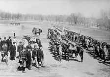 Culver Military Academy - Black Horse Troop, Personal Escort To Vice President Marshall at..., 1913. Creator: Harris & Ewing
