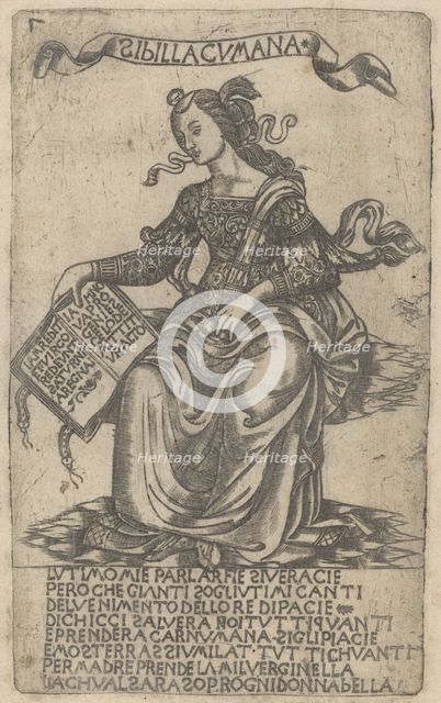 Cumaean Sibyl, early 15th century. Creator: Unknown.