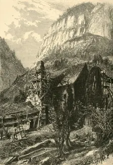 Cumberland Gap, from the East 1872. Creator: W.H. Morse