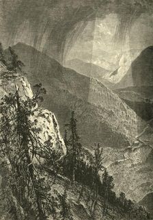 Cumberland Gap, from Eagle Cliff 1872. Creator: Harry Fenn