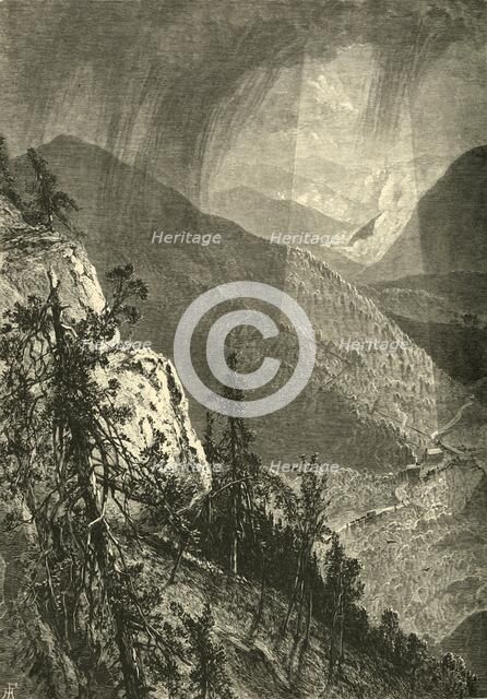 'Cumberland Gap, from Eagle Cliff', 1872.  Creator: Harry Fenn.
