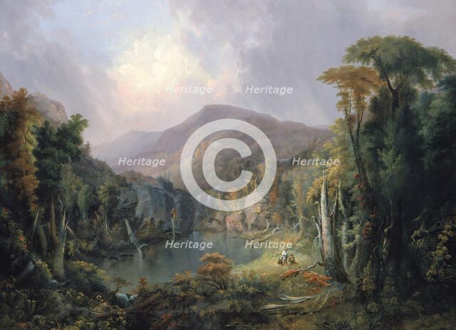 Cumberland Mountain Hunters, 1830-1840. Creator: Samuel M. Lee.