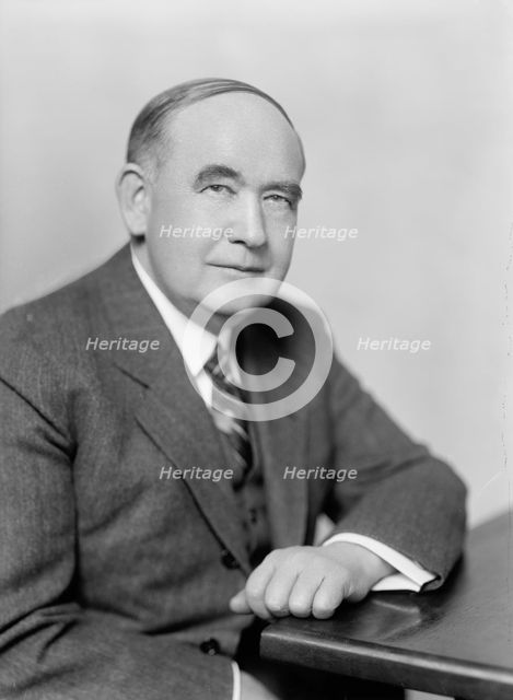 Cummings, Walter J. - Portrait, 1934. Creator: Harris & Ewing.