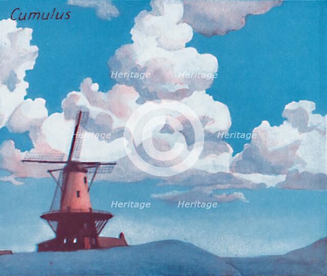 'Cumulus - A Dozen of the Principal Cloud Forms In The Sky', 1935. Artist: Unknown.