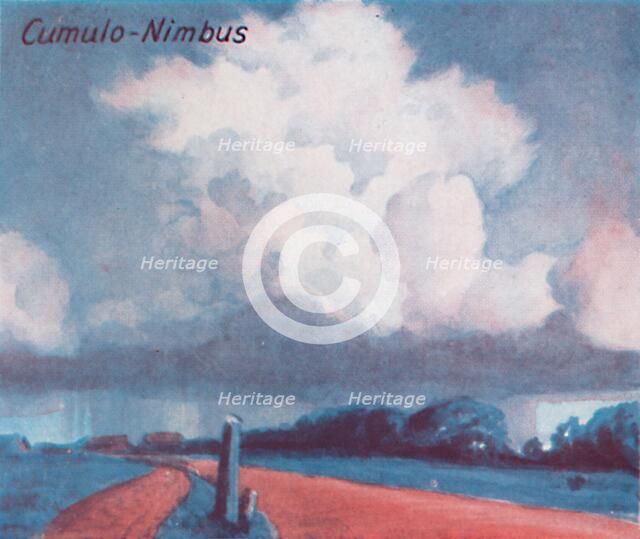 'Cumulo-Nimbus - A Dozen of the Principal Cloud Forms In The Sky', 1935. Artist: Unknown.