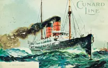 Cunard Line, In Mid-Atlantic c1900. Creator: Unknown