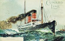 Cunard Line, In Mid-Atlantic c1900. Creator: Unknown