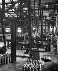 Cunard Shell Works, Bootle, Merseyside, September 1917. Artist: H Bedford Lemere