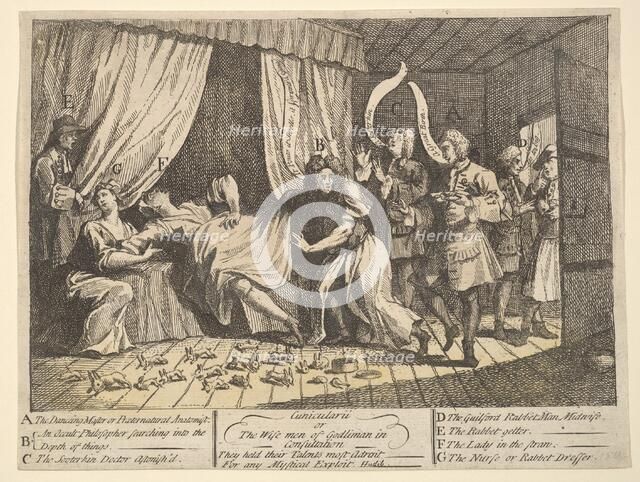 Cunicularii, or the Wise Men of Godlimon in Consultation, December 1726. Creator: William Hogarth.