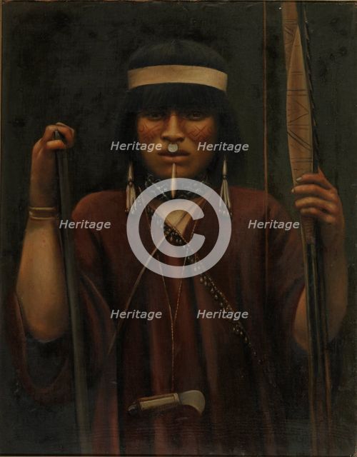 Cunivo Indian, ca. 1890-1892. Creator: Unknown.