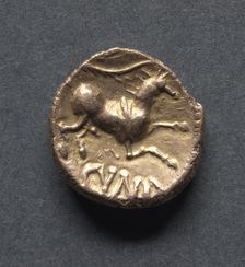 Cunobeline Quarter Stater (reverse), c. 10-40 A.D.. Creator: Unknown