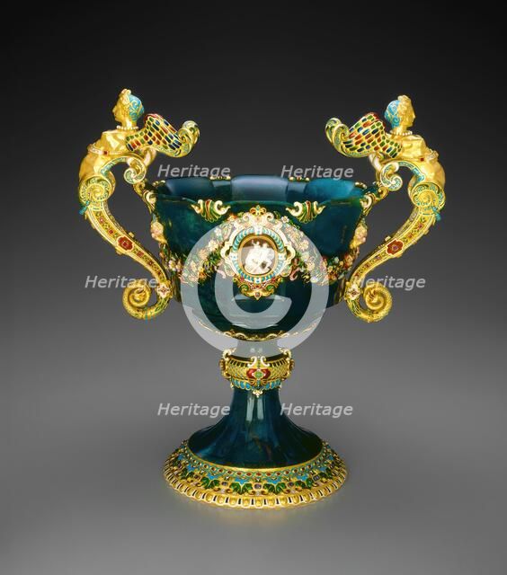 Cup, 1854-1855. Creator: Jean-Valentin Morel.