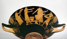 Cup, 470-460BC. Artist: Pan Painter