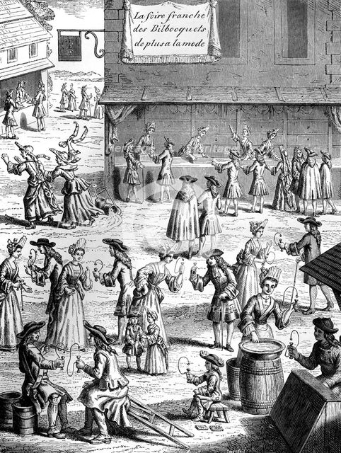 Cup and ball fair, during the reign of Louis XIV, France, 17th century (1882-1884).Artist: Smeeton