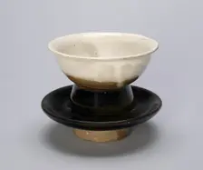Cup and Cupstand, Song (960-1279) or Jin dynasty (1115-1234), c. 12th century. Creator: Unknown