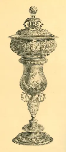 Cup and lid, c1600, (1881). Creator: J S Dominy