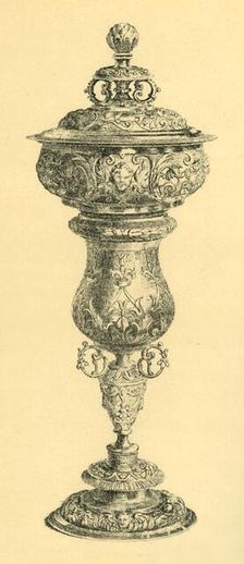 Cup and lid, c1600, (1881). Creator: J S Dominy