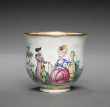 Cup and Saucer: Cup, mid-18th century. Creator: Unknown
