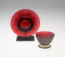 Cup and Saucer, Berlin, c. 1710. Creator: Unknown