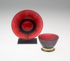 Cup and Saucer, Berlin, c. 1710. Creator: Unknown