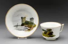 Cup and Saucer, Burslem, c. 1815. Creator: Wedgwood
