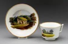 Cup and Saucer, Burslem, c. 1815. Creator: Wedgwood