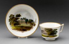 Cup and Saucer, Burslem, c. 1815. Creator: Wedgwood