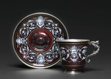 Cup and Saucer, c.1880-1900. Creator: Unknown