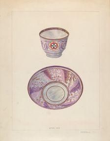 Cup and Saucer, c. 1936. Creator: Albert Camilli