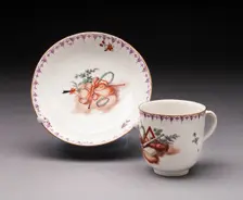 Cup and Saucer, Frankenthal, c. 1779. Creator: Frankenthal Porcelain Factory