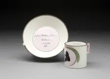 Cup and Saucer, Meissen, 1797. Creator: Meissen Porcelain