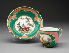 Cup and Saucer, Sèvres, 1760. Creators: Sèvres Porcelain Manufactory, Francoise Joseph Aloncle