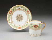 Cup and Saucer, Sèvres, 1839/40. Creator: Sèvres Porcelain Manufactory