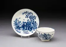 Cup and Saucer, Worcester, c. 1775. Creator: Royal Worcester