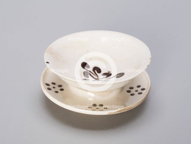 Cup and Stand, Jin dynasty (1115-1234). Creator: Unknown.