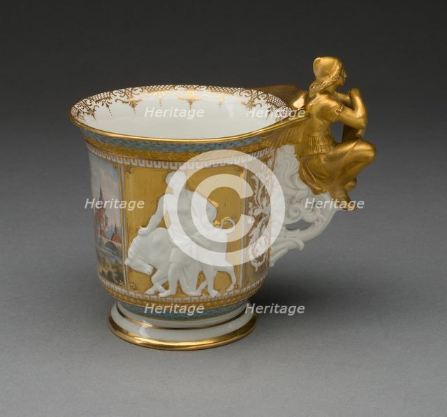 Cup, Berlin, 1850/70. Creator: Konigliche Porzellan-Manufaktur.