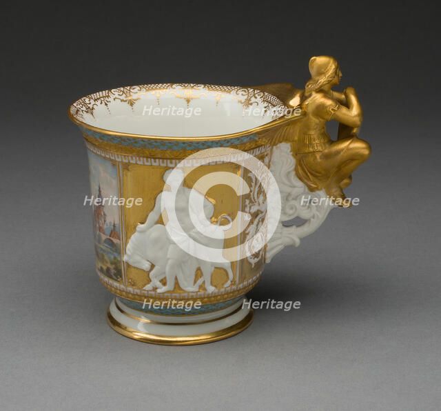 Cup, Berlin, 1850/70. Creator: Konigliche Porzellan-Manufaktur.
