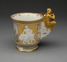 Cup, Berlin, 1850/70. Creator: Konigliche Porzellan-Manufaktur