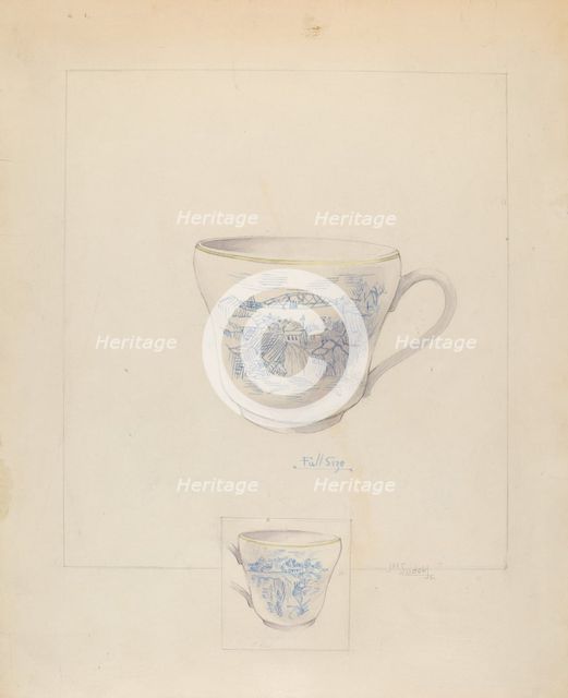 Cup, c. 1936. Creator: Joseph Sudek.