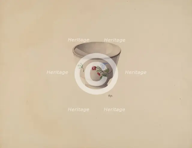 Cup, c. 1938. Creator: Edward White.
