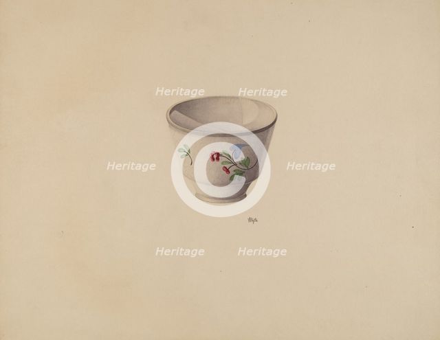 Cup, c. 1938. Creator: Edward White.