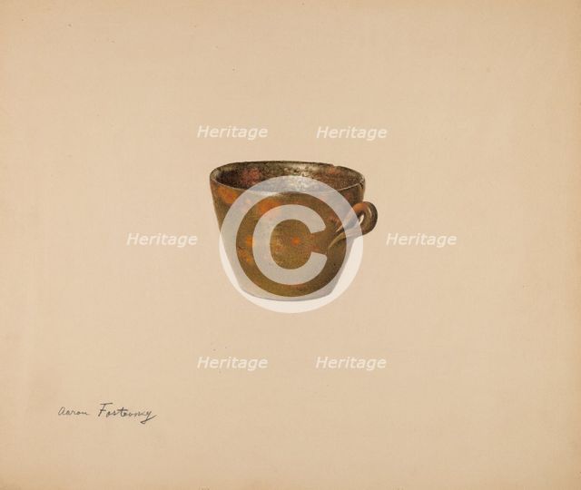 Cup, c. 1939. Creator: Aaron Fastovsky.