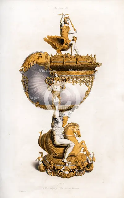 Cup, c1530, (1843).Artist: Henry Shaw