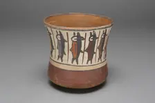 Cup Depicting a Band of Abstract Fish, 180 B.C./A.D. 500. Creator: Unknown